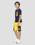 Character Pokemon Pocket Jaring Logo Kaos Lengan Pendek Anak Laki-Laki