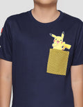 Character Pokemon Pocket Jaring Logo Kaos Lengan Pendek Anak Laki-Laki