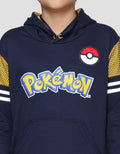 Character Pokemon Ball Hood Sweater Anak Laki-Laki