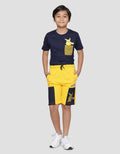 Character Pokemon Logo Pikachu Celana Pendek Anak Laki-Laki