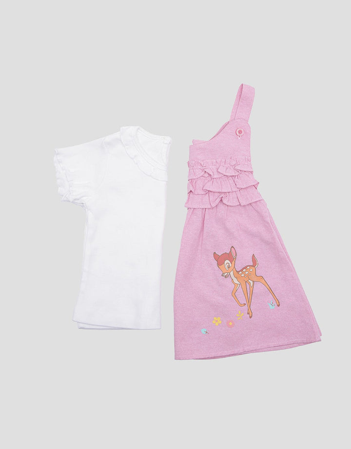 Disney Bambi Overall Dress Anak Perempuan