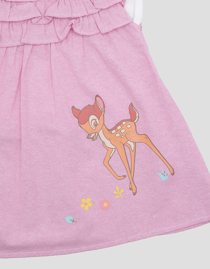 Disney Bambi Overall Dress Anak Perempuan