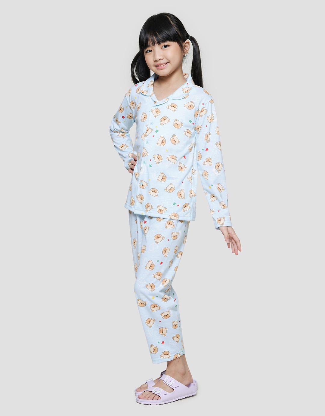 Kidz Too Set Piyama Bear Anak Perempuan