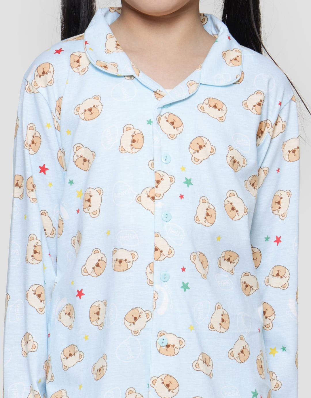 Kidz Too Set Piyama Bear Anak Perempuan