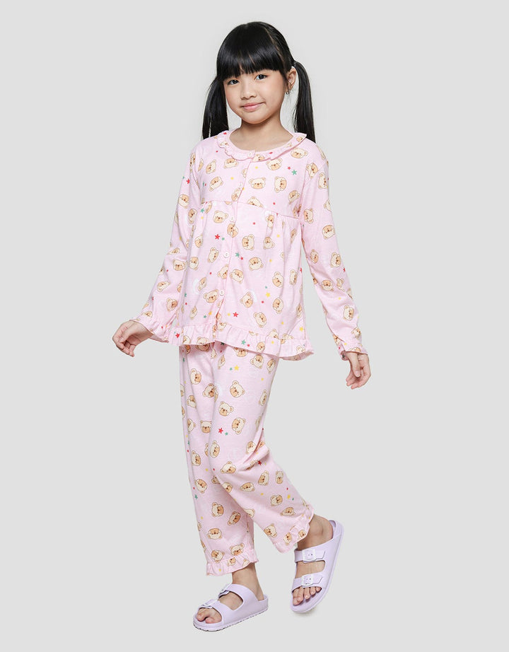 Kidz Too  Bear Setelan Piyama Anak Perempuan
