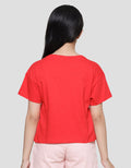 Nevada Boxy Wording Kaos Anak Perempuan