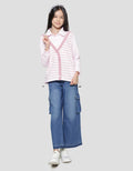 Nevada Stopper Stripe Girls Sweater