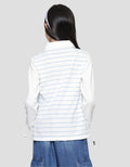 Nevada Stopper Stripe Sweater Anak Perempuan