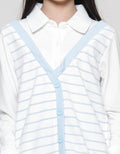 Nevada Stopper Stripe Sweater Anak Perempuan