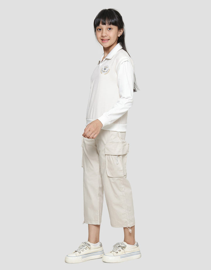 Nevada Varsity Collar Sweater for Girls