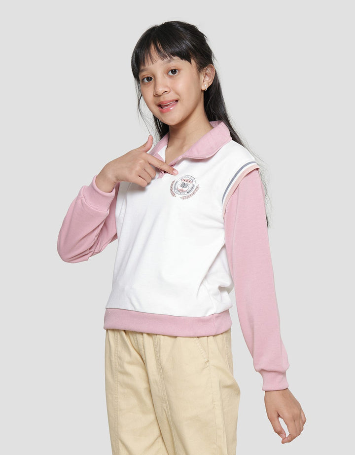 Nevada Varsity Collar Sweater for Girls