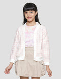 Nevada V Neck Fullprint Cardigan for Girls