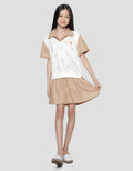 Nevada Collar Knit Vest Dress for Girls