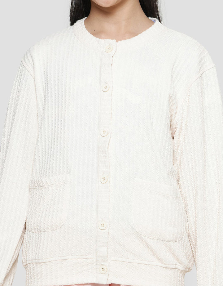 Nevada Knit Texture Cardigan for Girls