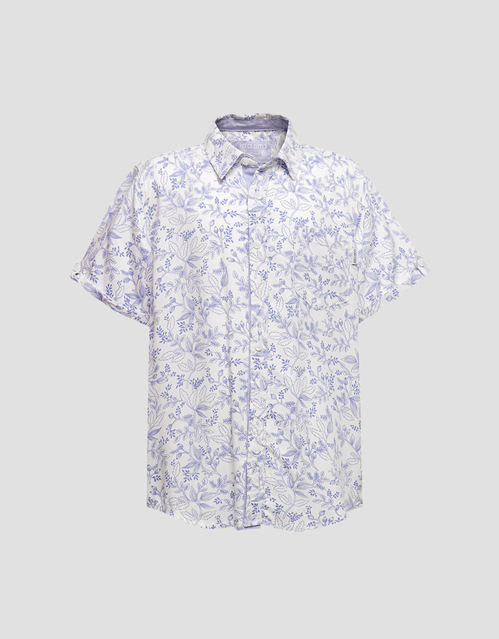 Pito Dito Floral Print Boys Shirt