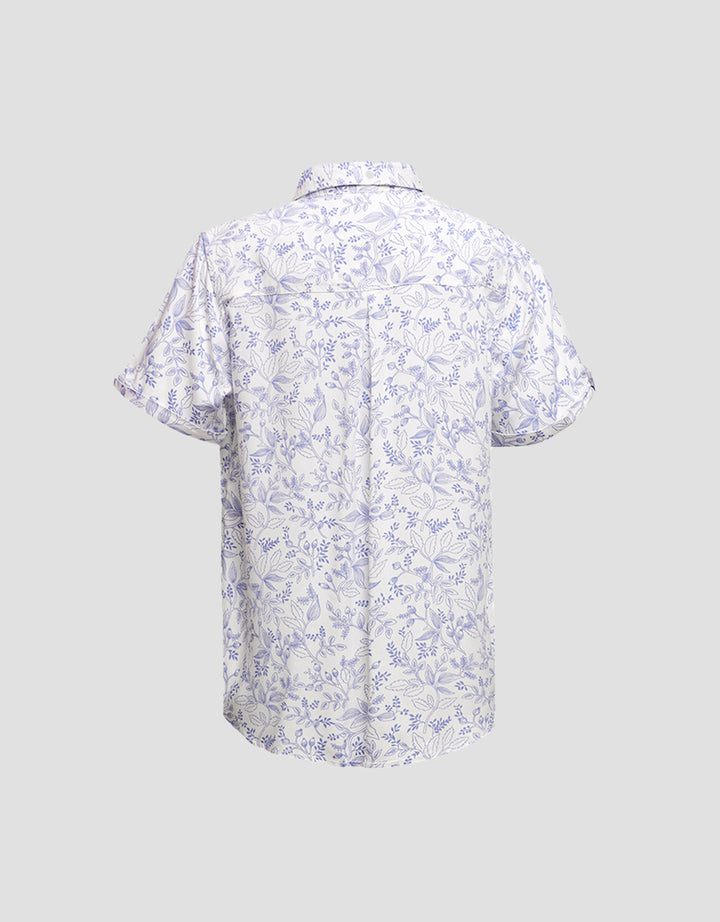 Pito Dito Floral Print Boys Shirt