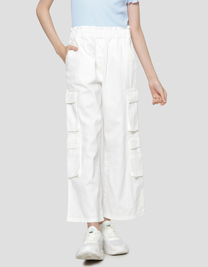 Nevada Woven Cargo With 4 Pocket Girls Long Pants