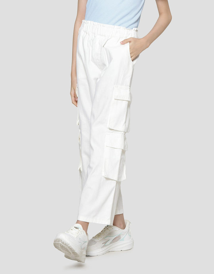 Nevada Woven Cargo With 4 Pocket Girls Long Pants