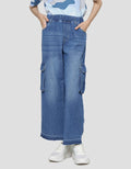 Nevada Cargo Denim Girls Pants