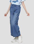 Nevada Cargo Denim Girls Pants