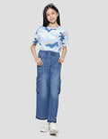 Nevada Cargo Denim Girls Pants