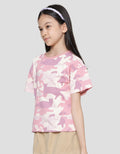 Nevada Kiss Camo Kaos Anak Perempuan