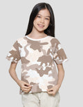 Nevada Camo Boxy Kaos Anak Perempuan