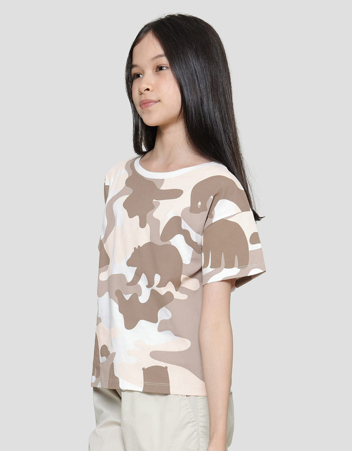 Nevada Camo Boxy Girls T-Shirt