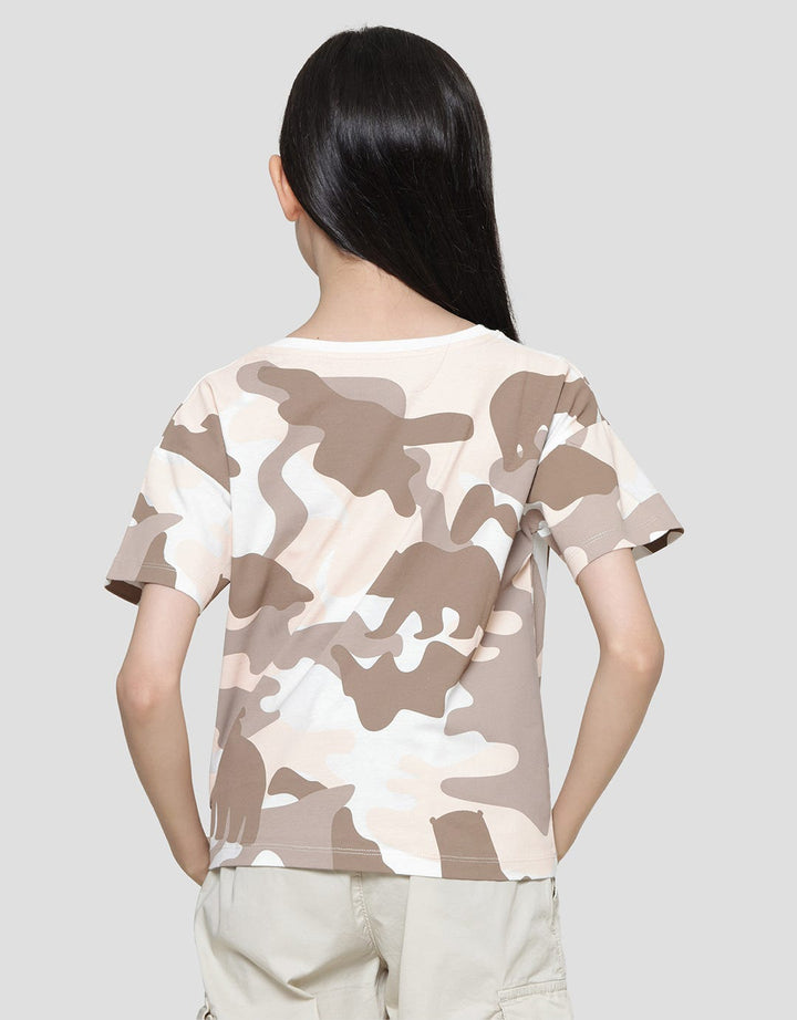 Nevada Camo Boxy Girls T-Shirt