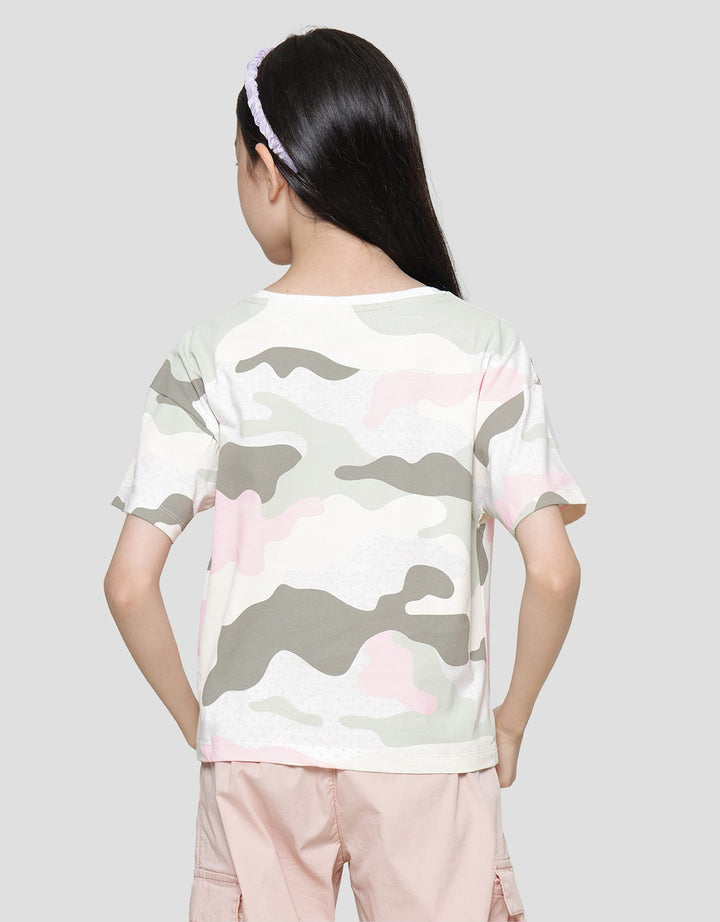 Nevada Camo Print Girls T-Shirt