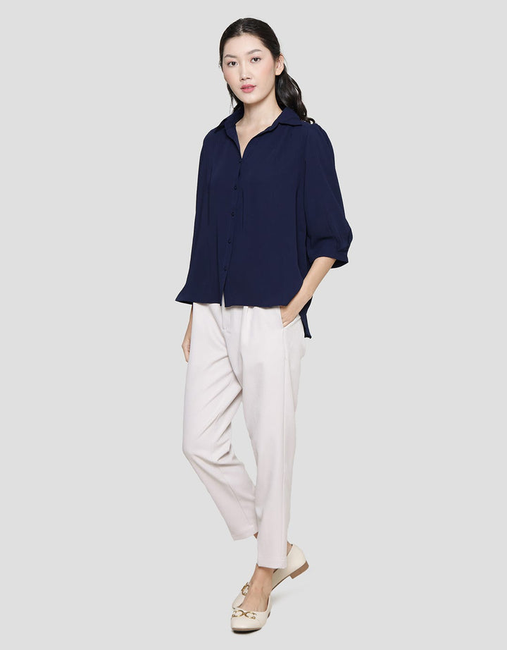 Connexion Puffy Shoulder Kemeja Wanita