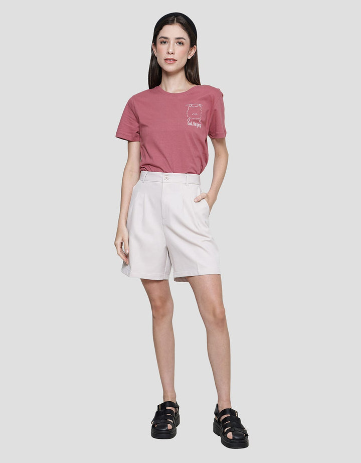Connexion Button Basic Celana Pendek Wanita