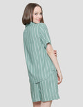 Nevada Stripe Lina Set Piyama Wanita