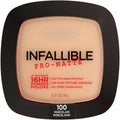 L'Oreal Paris Infallible Pro-Matte 16HR Powder Make Up - 100 Porcelain