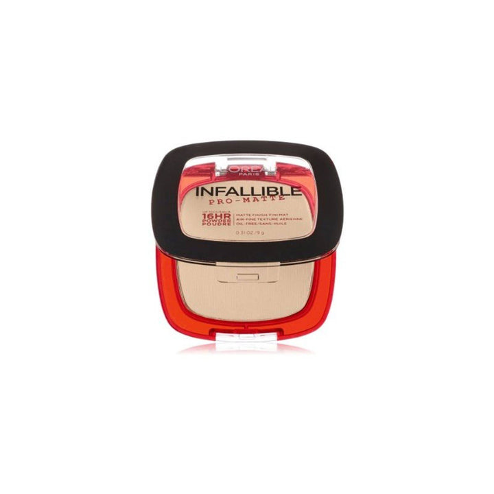 L'Oreal Paris Infallible Pro-Matte 16HR Powder Make Up - 100 Porcelain