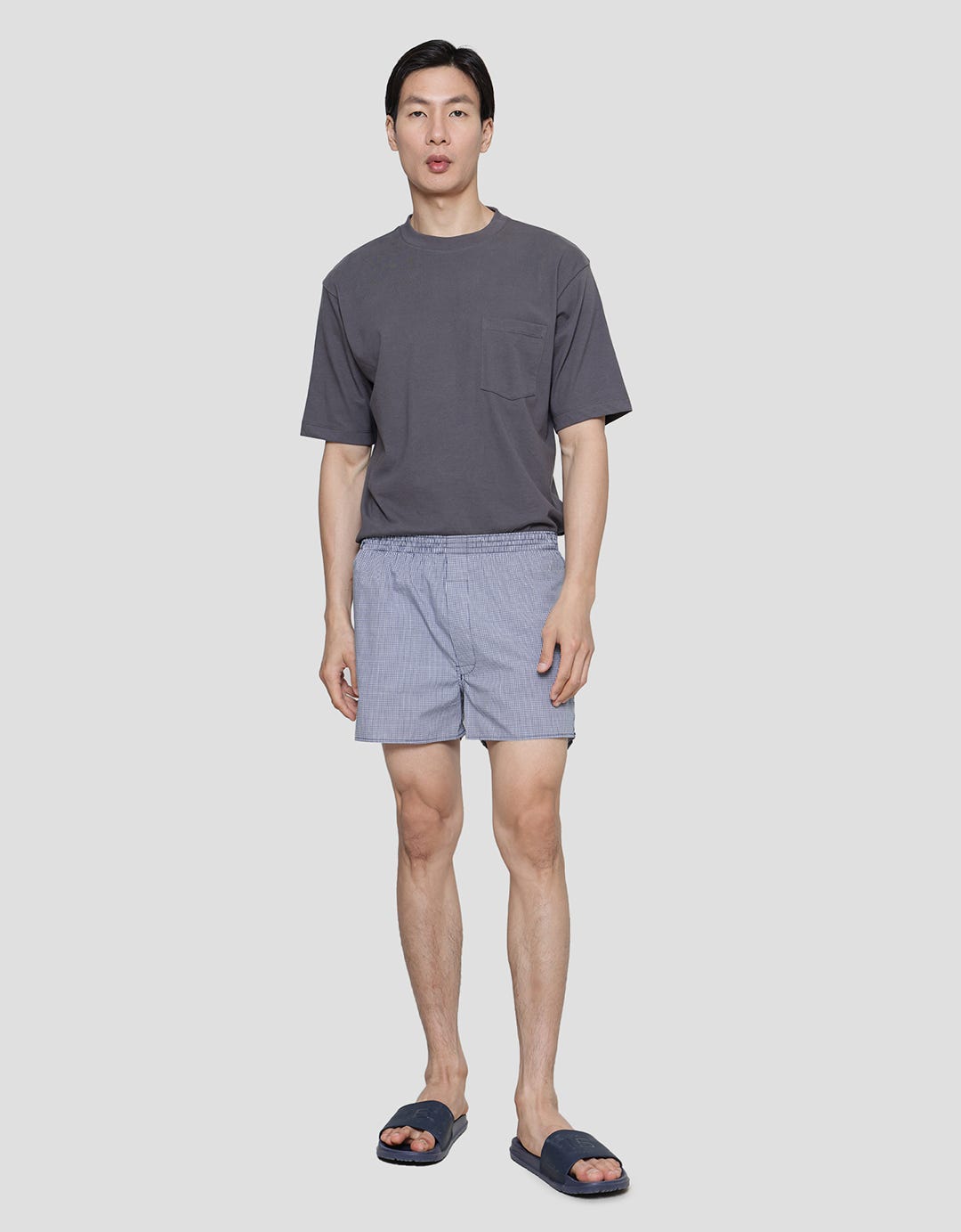 Suko Tenun Print Small Checks Men's Boxer Shorts