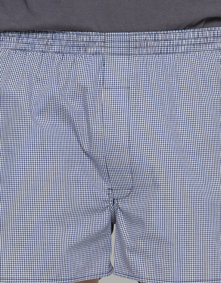 Suko Tenun Print Small Checks Men's Boxer Shorts