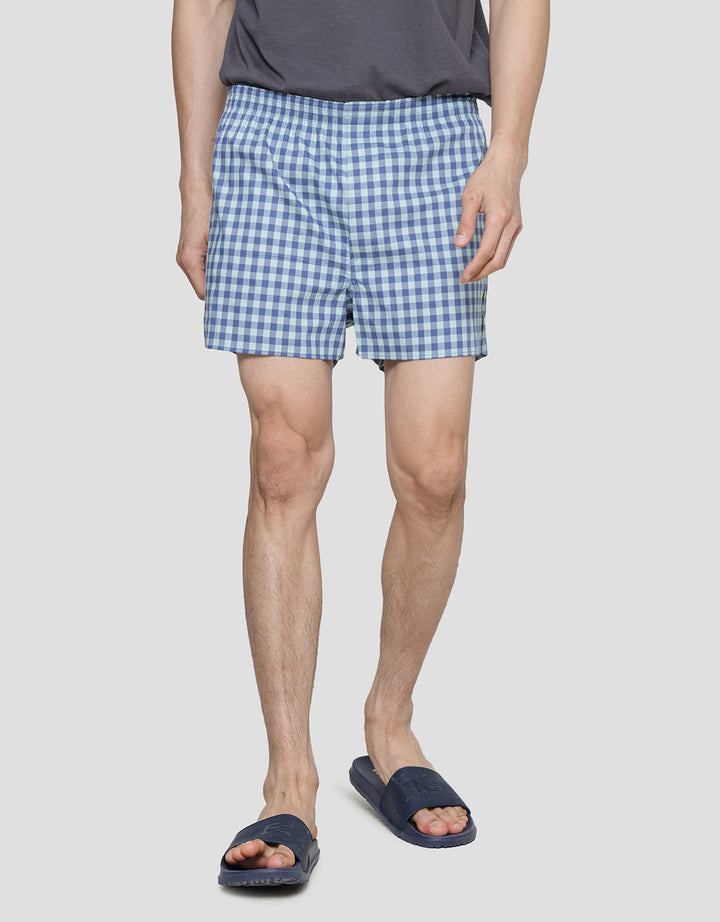 Suko Tenun Motif Underwear Print Celana Boxer Pria