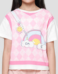 Aero Vest Kick Kaos Anak Perempuan