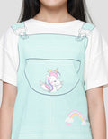 Aero Print Vest 5 Unicorn Kaos Lengan Pendek Anak Perempuan