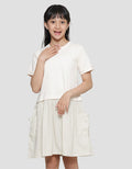 Aero Basic Komb Woven 3 Midi Dress for Girls
