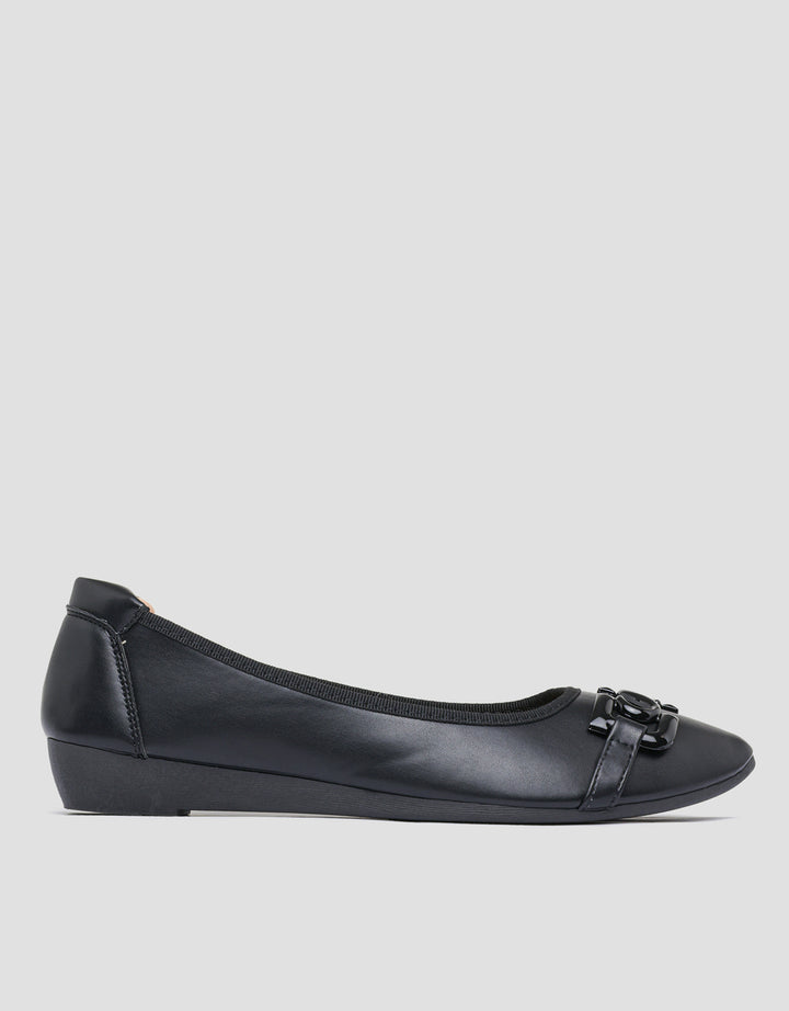 St. Yves Matching Color Accessories Sepatu Wedges Wanita