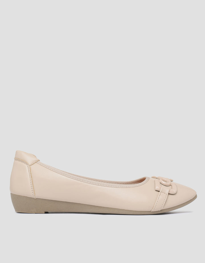 St. Yves Matching Color Accessories Sepatu Wedges Wanita