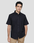 Cole Woven Reg Solid Cotton Linen Slub Men's Shirt