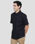 Cole Woven Reg Solid Cotton Linen Slub Men's Shirt