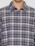 Cole Woven Reg Cotton Check 02 Men's Long Sleeve Shirt