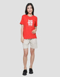 Nevada Indonesia Independence Day Kaos Lengan Pendek Wanita