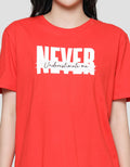 Nevada Never Underestimate Me Kaos Lengan Pendek Wanita
