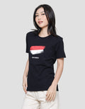 Nevada Indonesias Flag Kaos Lengan Pendek Wanita