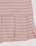 Pipiniko Kerah Bahan Texture Midi Dress Anak Perempuan